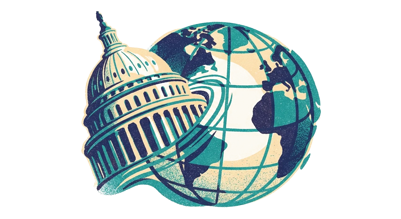 Illustration for Democracy and World Organization